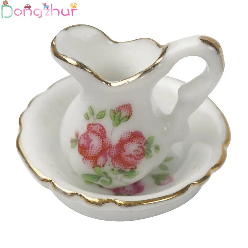 1:12 Miniature Dollhouse Teapot Basin White Ceramics Mini Kettle Basin Children Diy Dollhouses Decor Furniture Accessories Toy
1:12 Miniature Dollhouse Teapot Basin White Ceramics Mini Kettle Basin Children Diy Dollhouses Decor Furniture Accessories Toy