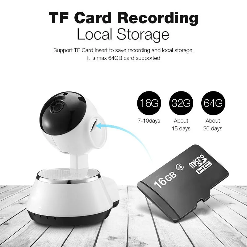 HD Camera Wireless Home Security WiFi Baby Babysitter Monitor Alarm IP720P Two-way Audio Infrarde HD Night Vision
HD Camera Wireless Home Security WiFi Baby Babysitter Monitor Alarm IP720P Two-way Audio Infrarde HD Night Vision