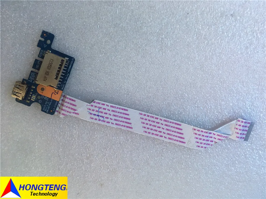 Used Original LS-C705P for HP Pavilion 15-AC/F/Y Card Reader & USB Board w/ Cable NBX0001U000 100% TESED OK
Used Original LS-C705P for HP Pavilion 15-AC/F/Y Card Reader & USB Board w/ Cable NBX0001U000 100% TESED OK