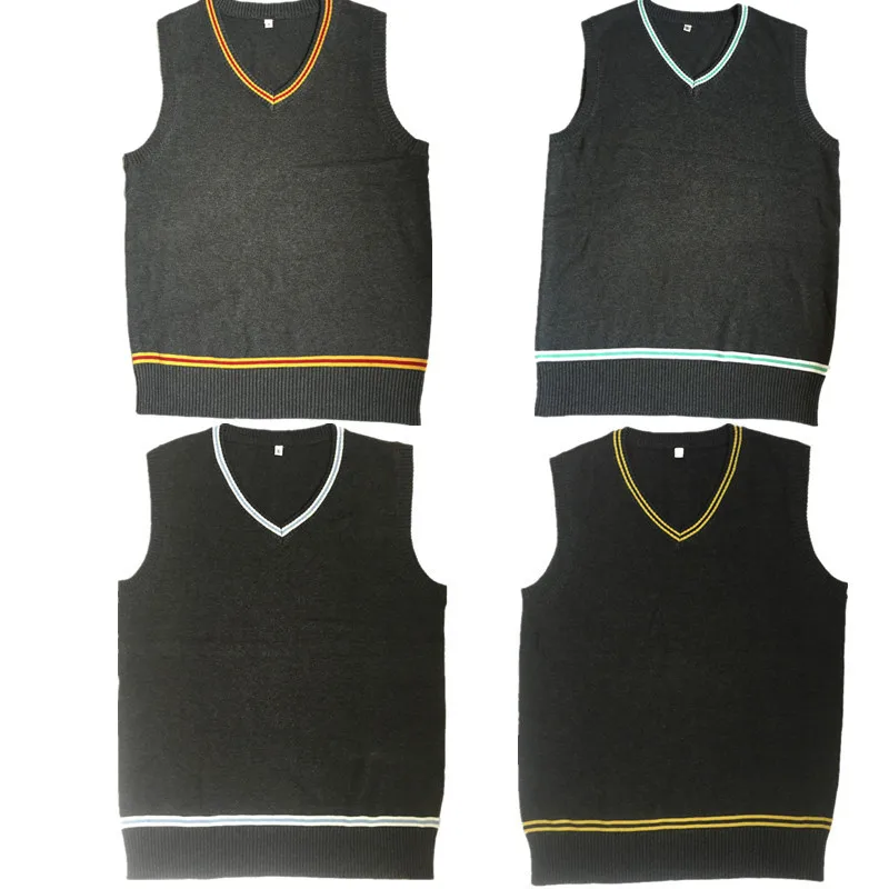 Ainiel Cosplay Costume Gryffindor Slytherin Hufflepuff Ravenclaw Vest Women Men Boy Woollen Sweater
Ainiel Cosplay Costume Gryffindor Slytherin Hufflepuff Ravenclaw Vest Women Men Boy Woollen Sweater