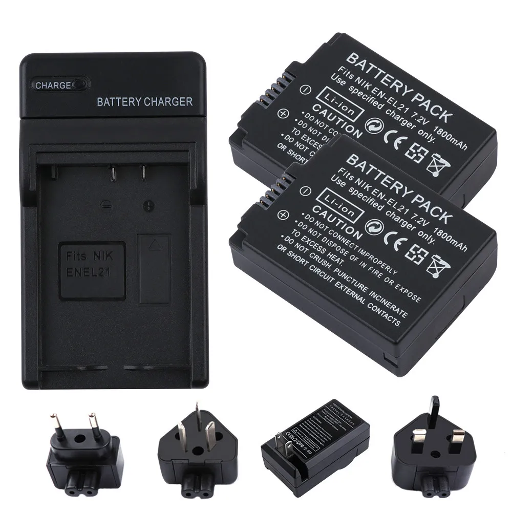 RP Lot 2PCS 7.2V 1800mAh EN-EL21 ENEL-21 ENEL21 EN EL21 Digital Camera Battery For Nikon 1 V2,1V2,SingleMacro Coolpix A J1
RP Lot 2PCS 7.2V 1800mAh EN-EL21 ENEL-21 ENEL21 EN EL21 Digital Camera Battery For Nikon 1 V2,1V2,SingleMacro Coolpix A J1