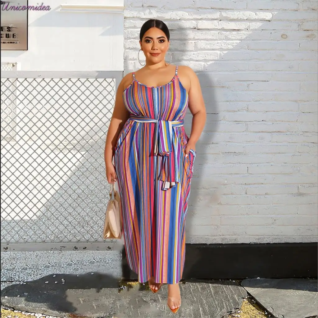 UNICOMIDEA Sexy Women Stripe Jumpsuit Bandage Stappy Long Romper Plus Size Jumpsuit Trouser Casual Fashion Streetwear Outfit
UNICOMIDEA Sexy Women Stripe Jumpsuit Bandage Stappy Long Romper Plus Size Jumpsuit Trouser Casual Fashion Streetwear Outfit