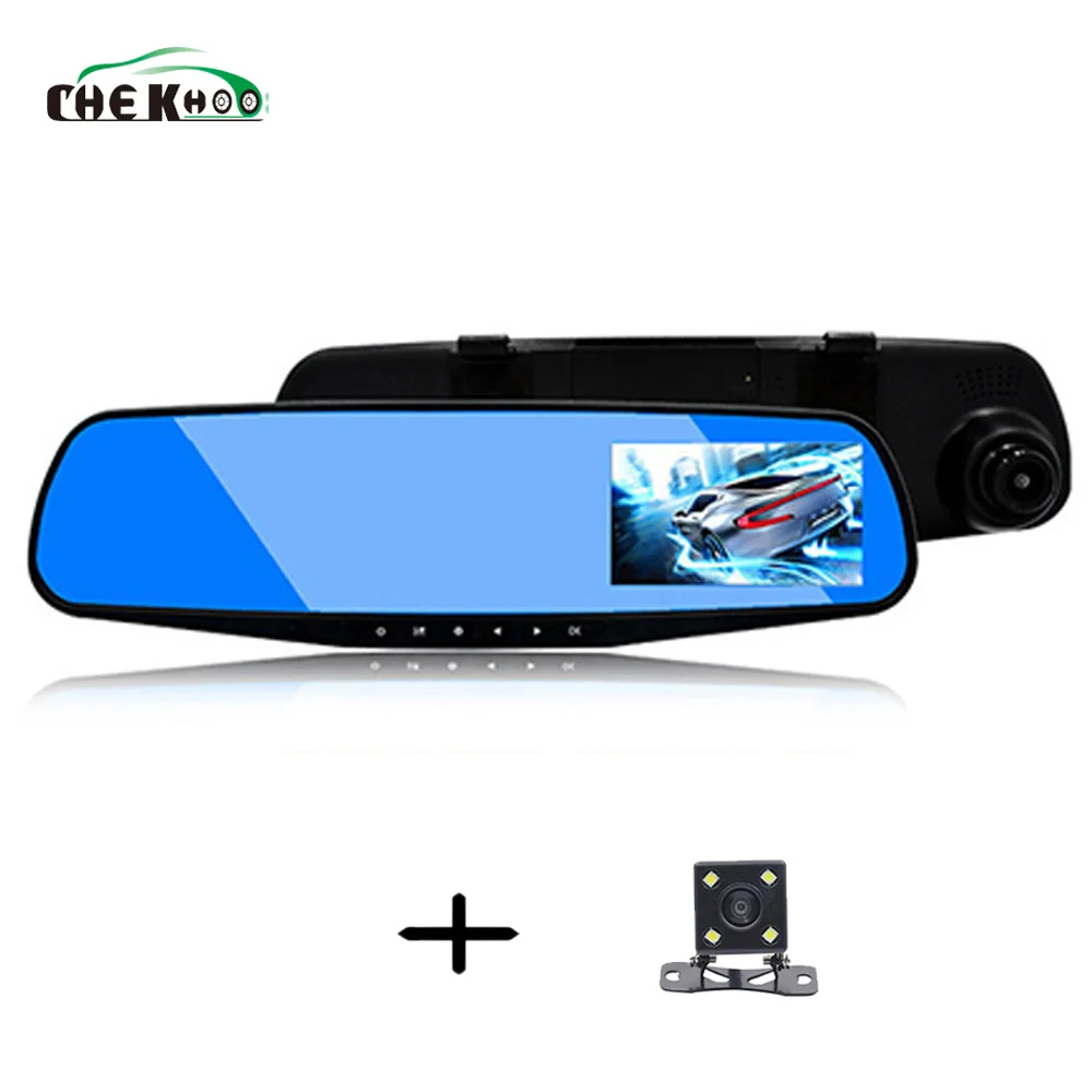 Car 4.3 inch rear view mirror dash camera Backview DVR Dual lens reversing camera video recorder vehicle cam registractor
Car 4.3 inch rear view mirror dash camera Backview DVR Dual lens reversing camera video recorder vehicle cam registractor