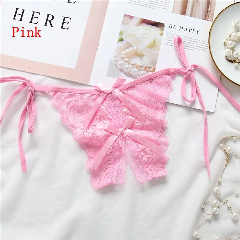 2019 Summer New Hot Sale Crotchless Underwear Women's Fashion Thongs Tangas Lady Sexy Intimates Seamless Bowknot Lace G-string
2019 Summer New Hot Sale Crotchless Underwear Women's Fashion Thongs Tangas Lady Sexy Intimates Seamless Bowknot Lace G-string