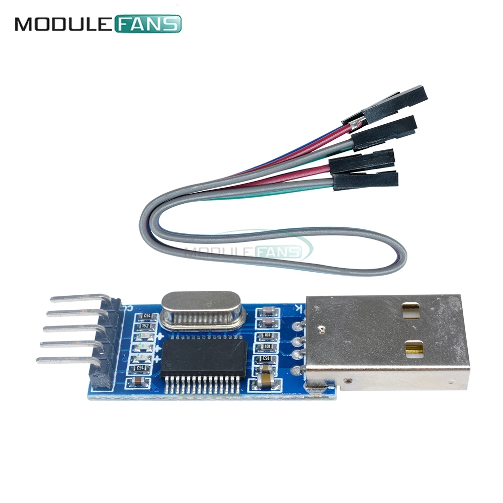 Модуль адаптера преобразователя PL2303 для Arduino USB в RS232 TTL плата загрузки PL2303HXA 4