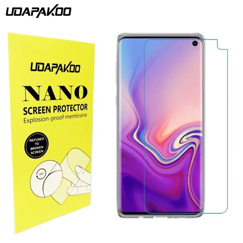 For Samsung Galaxy S10 S10 Plus Soft Glass film Nano Explosion-proof glass Screen Protector for Samsung Galaxy S10e Phone
For Samsung Galaxy S10 S10 Plus Soft Glass film Nano Explosion-proof glass Screen Protector for Samsung Galaxy S10e Phone