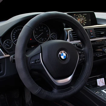 New Arrival 3Colors leather Car Steering Wheel Cover Leather Size 38cm For VW Skoda Chevrolet Ford Nissan etc. 95% Cars
New Arrival 3Colors leather Car Steering Wheel Cover Leather Size 38cm For VW Skoda Chevrolet Ford Nissan etc. 95% Cars