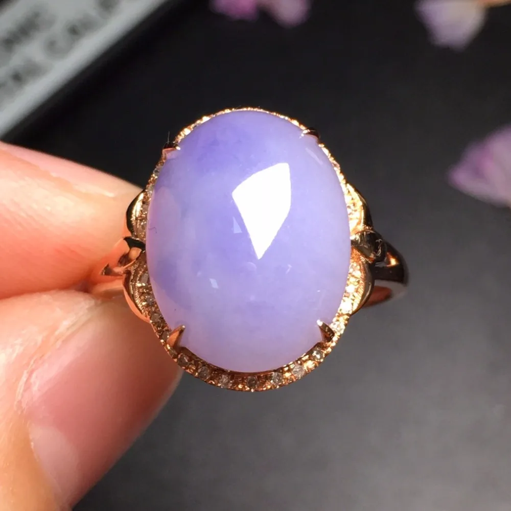 319 Fine Jewelry 18K White Gold Real Natural Purple Jade Burma Origin Saddle Wedding Engagement Female Rings for Women Fine Ring
319 Fine Jewelry 18K White Gold Real Natural Purple Jade Burma Origin Saddle Wedding Engagement Female Rings for Women Fine Ring