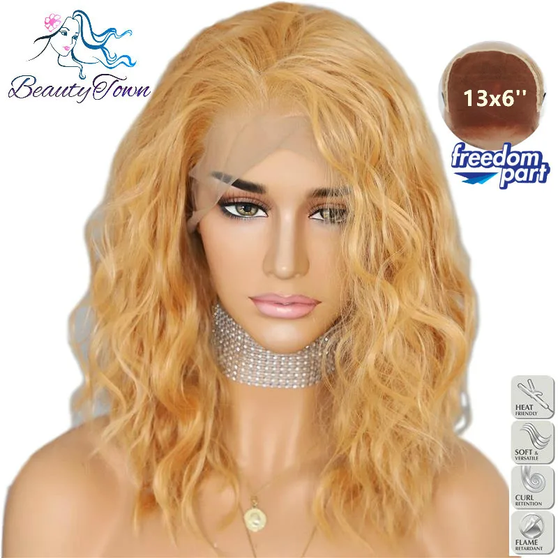 BeautyTown Apricot Yellow Wavy 13x6 Big Lace Free Part Futura HeatResistant No-Tangle DailyMakeup Layer Synthetic Lace Front Wig
BeautyTown Apricot Yellow Wavy 13x6 Big Lace Free Part Futura HeatResistant No-Tangle DailyMakeup Layer Synthetic Lace Front Wig