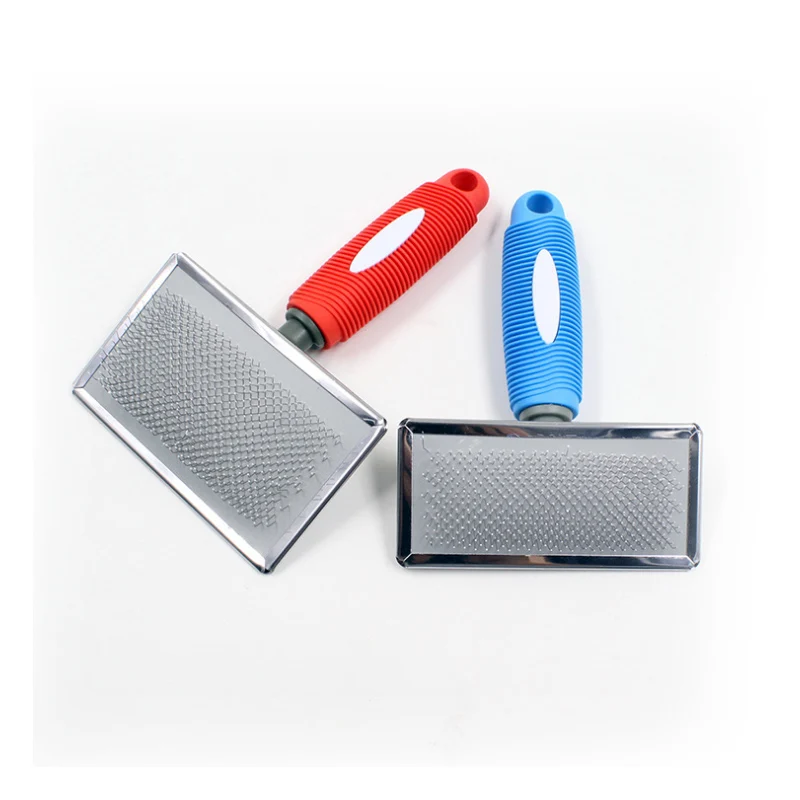 Pet non-slip handle plate airbag pin comb dog brush stainless steel comb cat hair care tools pet supplies
Pet non-slip handle plate airbag pin comb dog brush stainless steel comb cat hair care tools pet supplies