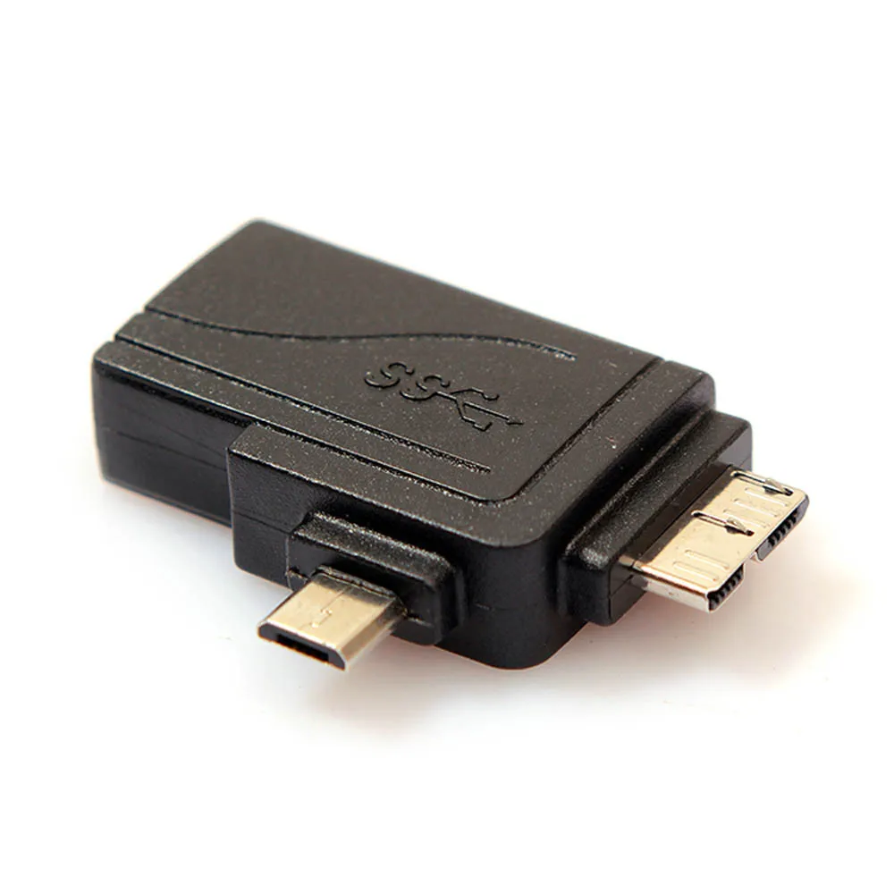 1 2-in-1 Micro USB 3.0 and Micro USB 2.0 OTG Adapter Micro USB with USB Power Converter
1 2-in-1 Micro USB 3.0 and Micro USB 2.0 OTG Adapter Micro USB with USB Power Converter