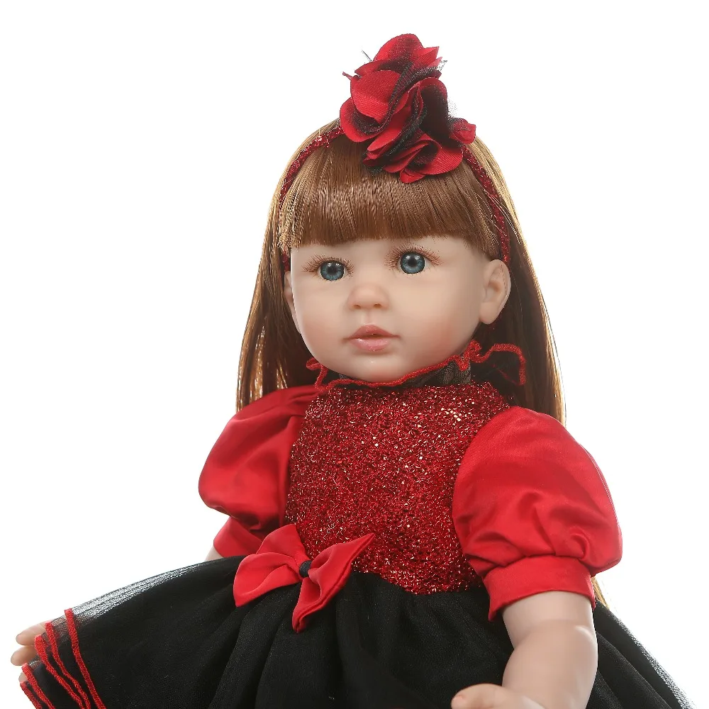 Кукла реборн NPK 60 см Реалистичная мягкая силиконовая виниловая кукла младенец с