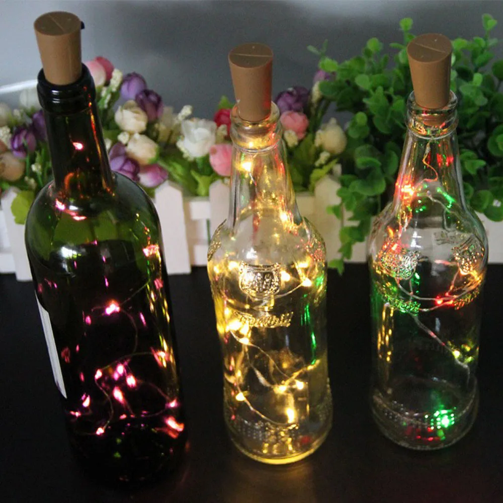 Wine Bottle Lights With Cork Built In Battery LED Cork Shape Silver Copper Wire Colorful Fairy Mini String Lights#25
Wine Bottle Lights With Cork Built In Battery LED Cork Shape Silver Copper Wire Colorful Fairy Mini String Lights#25