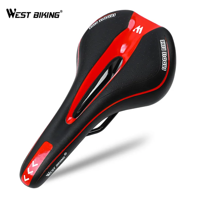 WEST BIKING Soft Bike Bicycle Saddle PU Leather Comfortable Road Mountain Bike Seat Silica Gel Cushion Shockproof Front Seat Mat
WEST BIKING Soft Bike Bicycle Saddle PU Leather Comfortable Road Mountain Bike Seat Silica Gel Cushion Shockproof Front Seat Mat