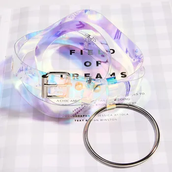 Punk Transparent Laser Belts For Women Decoration Pin Buckle Wide Waist Bands Waistband Invisible Waist Belt 2019
Punk Transparent Laser Belts For Women Decoration Pin Buckle Wide Waist Bands Waistband Invisible Waist Belt 2019