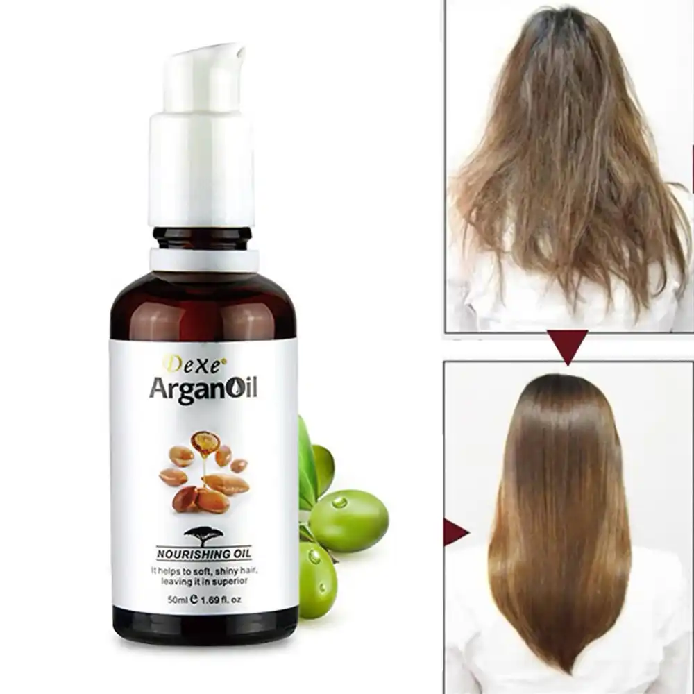 50ml Pure Argan Oil Morocco Hair Treatment Oil Make Straight Shiny