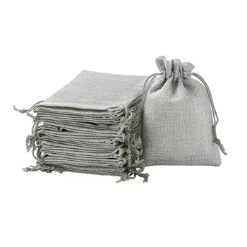 25pcs Tan Color Simple Burlap Packing Pouches Drawstring Bags for Jewelry Storage Display Party Gift Bags
25pcs Tan Color Simple Burlap Packing Pouches Drawstring Bags for Jewelry Storage Display Party Gift Bags