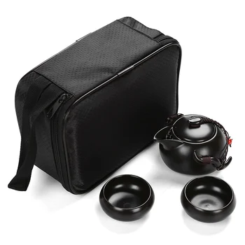 Portable Tea set include 1 Teapot 2 Teacups 1bag,Beautiful and easy teapot kettle,Chinese Travel Ceramic Portable Teaset gaiwan
Portable Tea set include 1 Teapot 2 Teacups 1bag,Beautiful and easy teapot kettle,Chinese Travel Ceramic Portable Teaset gaiwan