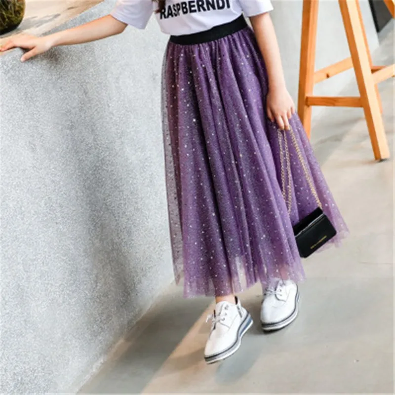 2019 Baby Girls Kids Clothes Tutu Skirt Sequined Stars and Dot Girl Skirts Children Long Mesh Skirt Teenage 4-12T AA3591
2019 Baby Girls Kids Clothes Tutu Skirt Sequined Stars and Dot Girl Skirts Children Long Mesh Skirt Teenage 4-12T AA3591