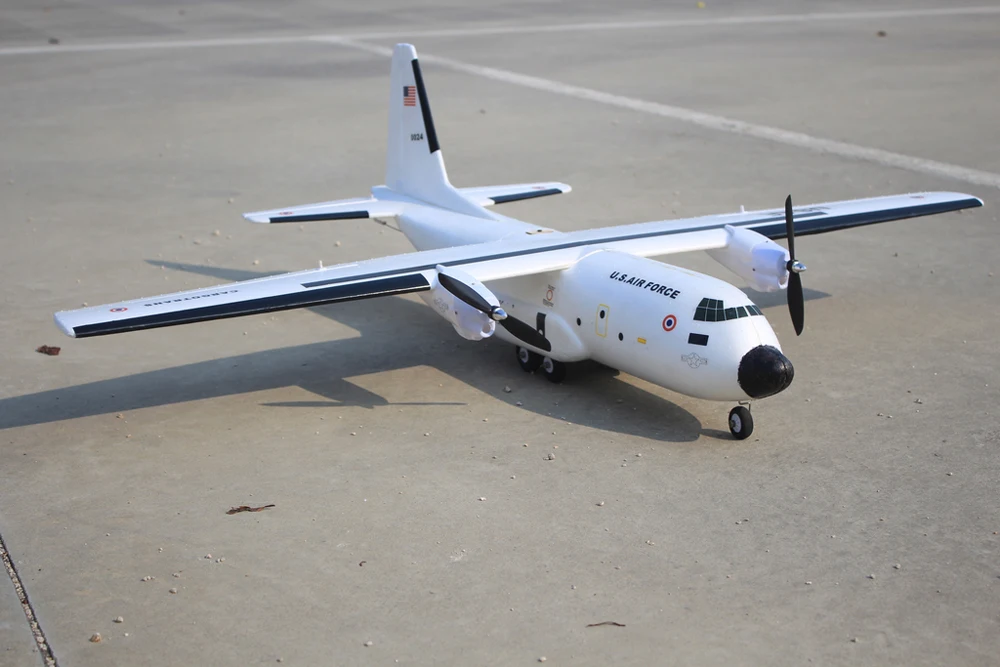 C-160 Cargotrans Twin Hercules 1120mm Wingspan EPOS Warbird Transport RC Airplane Kit
C-160 Cargotrans Twin Hercules 1120mm Wingspan EPOS Warbird Transport RC Airplane Kit