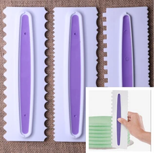 3pcs Purple Pastry Icing Comb Set Plastic Fondant Spatulas Cake Scraper Baking Decorating Tool Cake Kitchen Bakeware Tool E251
3pcs Purple Pastry Icing Comb Set Plastic Fondant Spatulas Cake Scraper Baking Decorating Tool Cake Kitchen Bakeware Tool E251