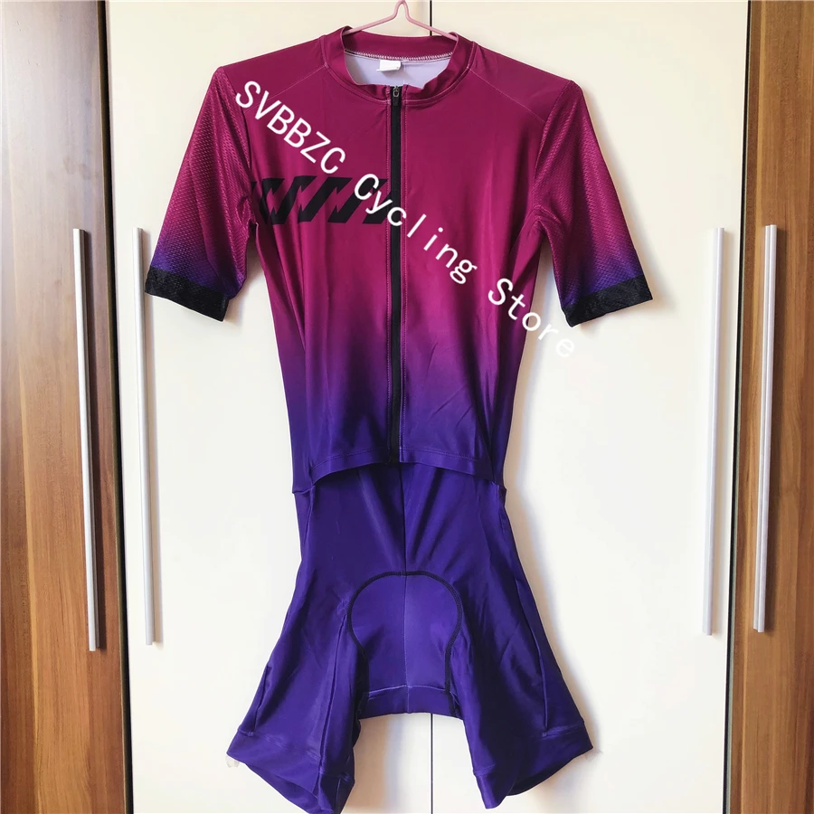Breathable Women's Short Sleeve Jumpsuit Triathlon Suit Ropa Ciclismo Maillot Purple Cycling Jerseys kit Cycling Skinsuit set
Breathable Women's Short Sleeve Jumpsuit Triathlon Suit Ropa Ciclismo Maillot Purple Cycling Jerseys kit Cycling Skinsuit set