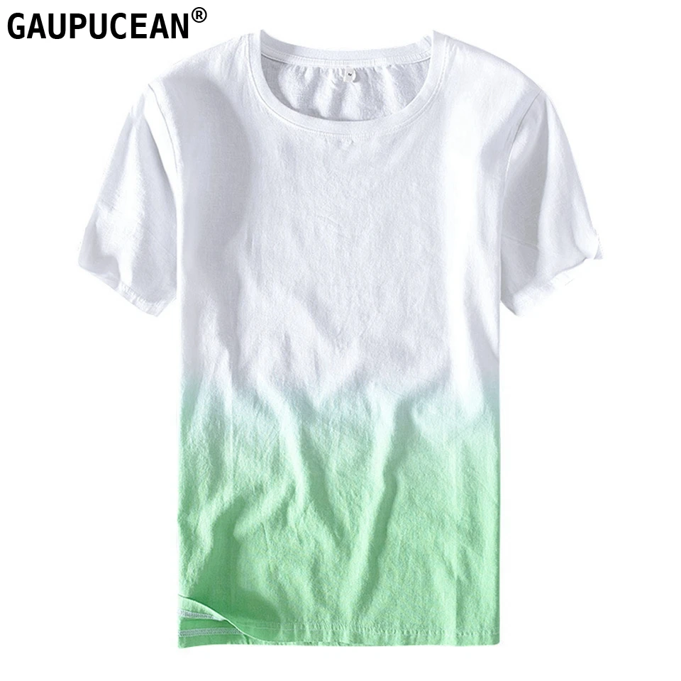 55% linen 42% cotton Breathable Anti-static Soft Men T Shirt Casual Gradient color Flax Cool Linum Short Sleeve Man T-shirt
55% linen 42% cotton Breathable Anti-static Soft Men T Shirt Casual Gradient color Flax Cool Linum Short Sleeve Man T-shirt