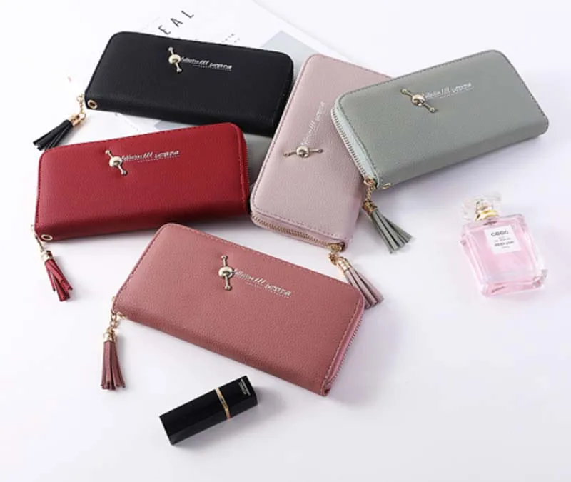 Fashion Women Leather Wallet 2018 New Solid Purse Long Handbag Clutch Box Bag Phone Card Case Holder
Fashion Women Leather Wallet 2018 New Solid Purse Long Handbag Clutch Box Bag Phone Card Case Holder