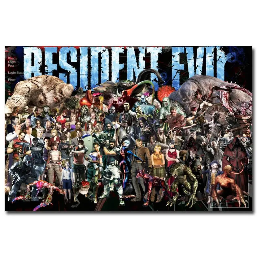 Resident Evil 6 Hot Video Game Art Silk Poster Print 13x20 24x36 inch Leon Ada Wong Picture Living Room Decoration 010
Resident Evil 6 Hot Video Game Art Silk Poster Print 13x20 24x36 inch Leon Ada Wong Picture Living Room Decoration 010