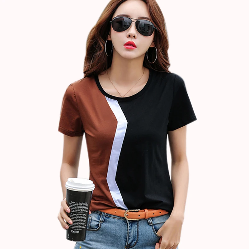 Summer 2019 Korean Women Tshirt Clothes O-Neck Short Sleeve Female T-shirt Cotton Tops Tee Shirt Femme Plus Size Green Khaki
Summer 2019 Korean Women Tshirt Clothes O-Neck Short Sleeve Female T-shirt Cotton Tops Tee Shirt Femme Plus Size Green Khaki