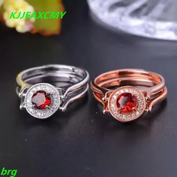KJJEAXCMY Fine jewelry 925 sterling silver plated pink rose gold garnet female ring
KJJEAXCMY Fine jewelry 925 sterling silver plated pink rose gold garnet female ring