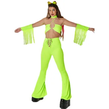 Best Fashion Summer Overalls Sexy Party 6 Piece Set Women Rompers Solid Color Tassel Suit Female Bandage Rompers Women Jumpsuit 
Best Fashion Summer Overalls Sexy Party 6 Piece Set Women Rompers Solid Color Tassel Suit Female Bandage Rompers Women Jumpsuit