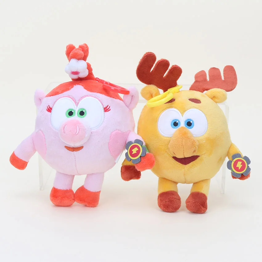 12-18cm Cartoon Malyshariki Smeshariki Stuffed Animals penguin rabbit deer pigs Plush Toys Pendant Kikoriki children Kids Gifts
12-18cm Cartoon Malyshariki Smeshariki Stuffed Animals penguin rabbit deer pigs Plush Toys Pendant Kikoriki children Kids Gifts