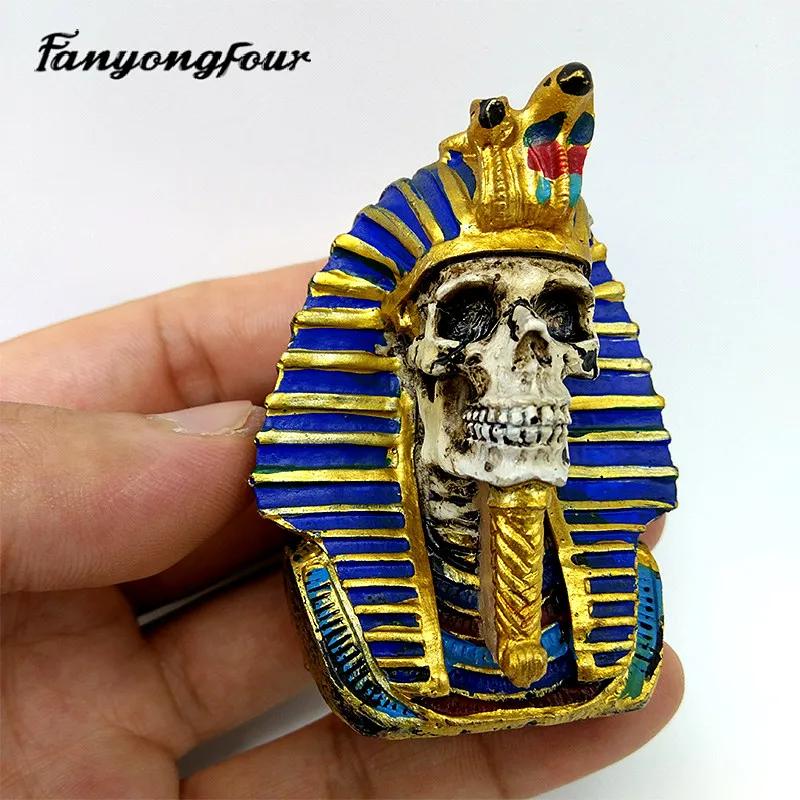 Skull Tutankhamun Silicone Mould Fondant Cake Mould Resin Gypsum Chocolate Candle Candy Mould Free Shipping
Skull Tutankhamun Silicone Mould Fondant Cake Mould Resin Gypsum Chocolate Candle Candy Mould Free Shipping