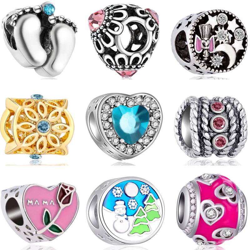 European Beads Ankle Map Seahorse Hearts Flowers Charms Beads Fit Pandora Bracelets & Bangles for Women Valentine's Day DIY Gift
European Beads Ankle Map Seahorse Hearts Flowers Charms Beads Fit Pandora Bracelets & Bangles for Women Valentine's Day DIY Gift
