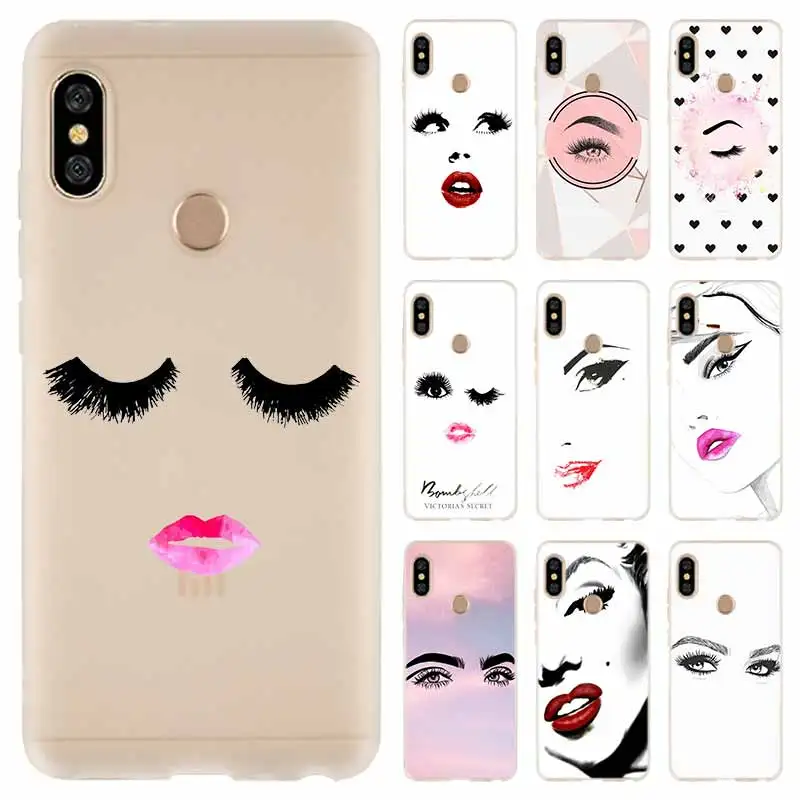 eyelash Makeup Lip Cover For Xiaomi Redmi Note 7 6 5 4 3 pro Case for Redmi 6a s2 5a 5 Plus 4a 4x 3 Pro
eyelash Makeup Lip Cover For Xiaomi Redmi Note 7 6 5 4 3 pro Case for Redmi 6a s2 5a 5 Plus 4a 4x 3 Pro