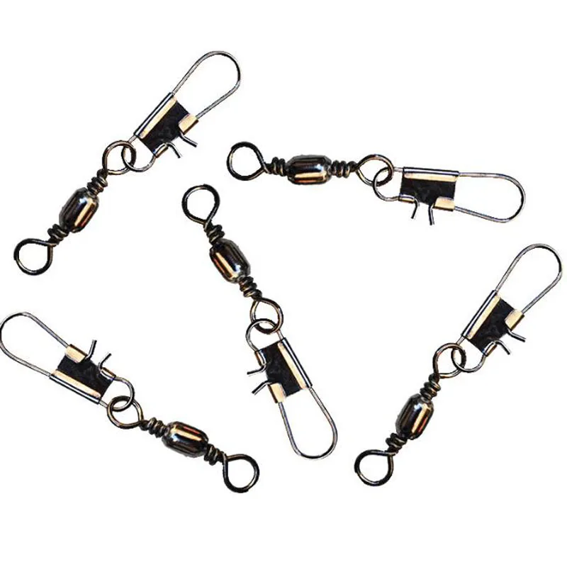 50pcs swivels interlock snap pesca fishing lure tackles connector swivel carabiners for fishing winter fishing gear accessories
50pcs swivels interlock snap pesca fishing lure tackles connector swivel carabiners for fishing winter fishing gear accessories