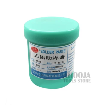 YT-26 100G Lead-Free Environmental Protection BGA Rework Soldering Flux For Computer Phone Chips Welding Repair Solder Paste
YT-26 100G Lead-Free Environmental Protection BGA Rework Soldering Flux For Computer Phone Chips Welding Repair Solder Paste