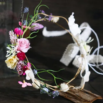 Fashion Classic Bridal Flower Garland Headbands Wedding Hair Accessories Decorative Flowers Wreaths For Women Bride Hairbands
Fashion Classic Bridal Flower Garland Headbands Wedding Hair Accessories Decorative Flowers Wreaths For Women Bride Hairbands