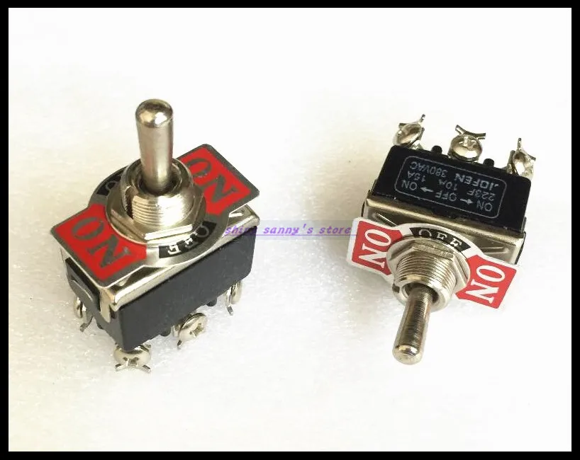 5pcs/Lot 6-Pin 3 Position ON-OFF-ON Spring Return Momentary Switch 15A 250VAC Toggle Switch 223F Brand New
5pcs/Lot 6-Pin 3 Position ON-OFF-ON Spring Return Momentary Switch 15A 250VAC Toggle Switch 223F Brand New