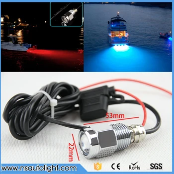 6 LED Underwater Lights for Boats with connector 9W Waterproof IP68 Blue Color Drain Plug Light Marine Yacht 720LM for fishing
6 LED Underwater Lights for Boats with connector 9W Waterproof IP68 Blue Color Drain Plug Light Marine Yacht 720LM for fishing
