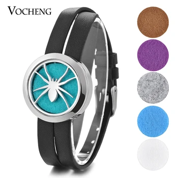 10pcs/lot Perfume Aromatherapy Oil Diffuser Locket Bracelet 316L Stainless Steel Double Leather Spider with Oil Pads VA-602*10
10pcs/lot Perfume Aromatherapy Oil Diffuser Locket Bracelet 316L Stainless Steel Double Leather Spider with Oil Pads VA-602*10