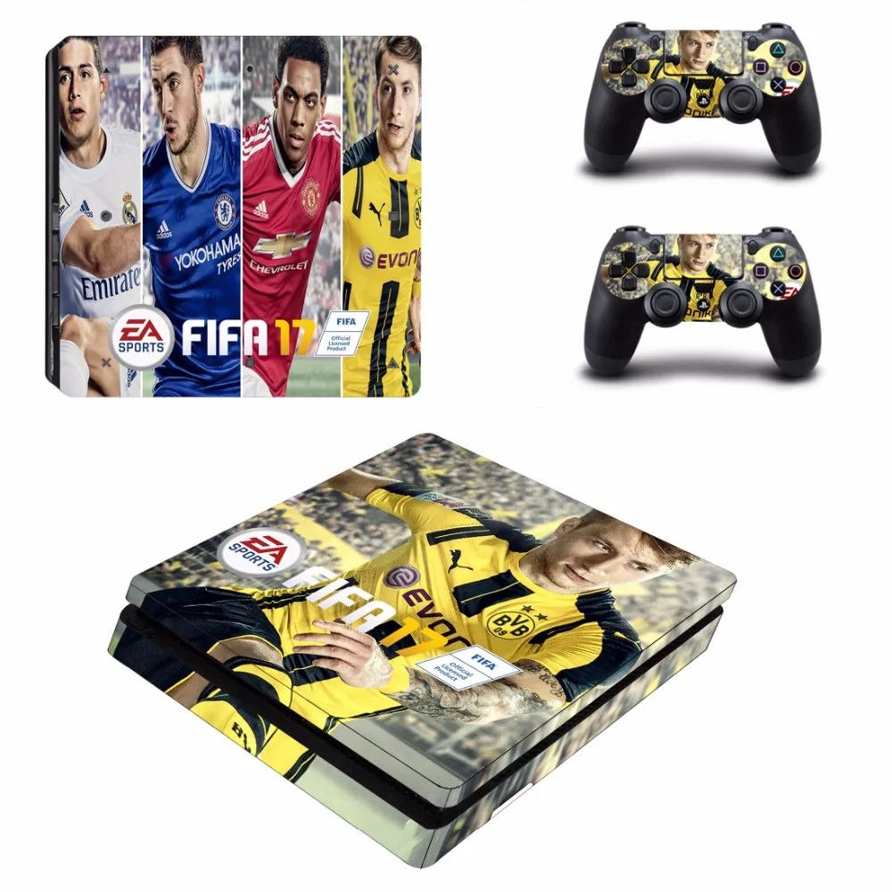 Football Star PS4 Slim Skin Sticker Vinly for Sony PlayStation 4 & 2 controller skins | Электроника