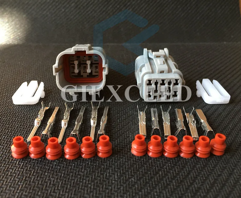 2 Sets 6 Pin MG640337 MG610335 Female Male Waterproof Electrical Wire Connectors Automotive Connector
2 Sets 6 Pin MG640337 MG610335 Female Male Waterproof Electrical Wire Connectors Automotive Connector