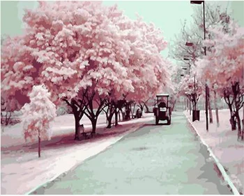 calligraphy wall Home decoration New diy oil painting Pink cherry blossom tree by numbers canvas coloring paint acrylic painting
calligraphy wall Home decoration New diy oil painting Pink cherry blossom tree by numbers canvas coloring paint acrylic painting
