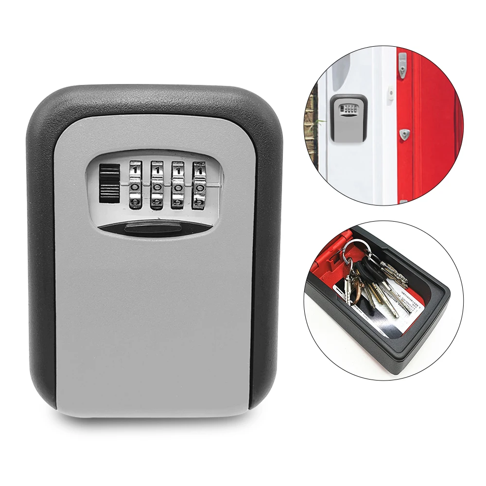 Key Lock Box Wall Mounted Aluminum Alloy Key Safe Box Weatherproof 4 Digit Combination Keys Storage Lock Boxes Indoor Outdoor
Key Lock Box Wall Mounted Aluminum Alloy Key Safe Box Weatherproof 4 Digit Combination Keys Storage Lock Boxes Indoor Outdoor