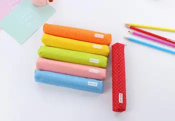 1pcs/lot Solid Color Polka Dot Pencil Bag for School Students , Candy Color Slim Long Pencil Bag
1pcs/lot Solid Color Polka Dot Pencil Bag for School Students , Candy Color Slim Long Pencil Bag
