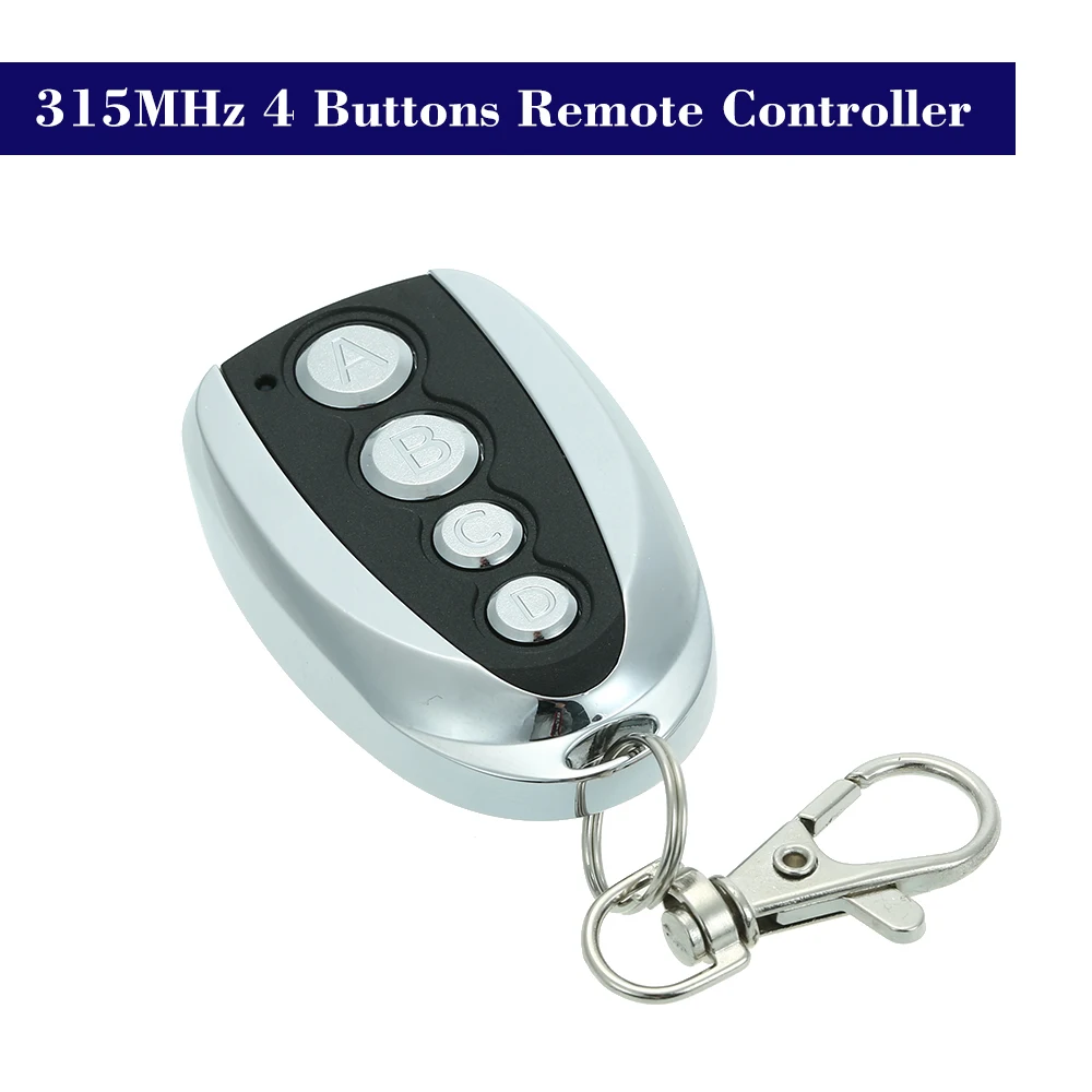 315MHz Cloning Clone Copy Code RF remote control For Universal Garage Door Gate Key Fob
315MHz Cloning Clone Copy Code RF remote control For Universal Garage Door Gate Key Fob