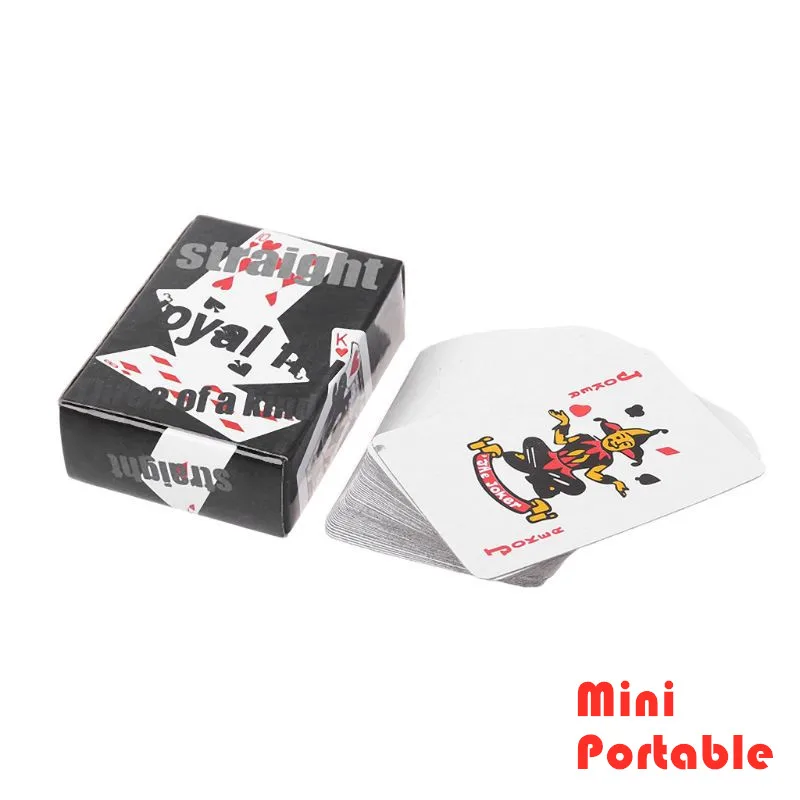 Portable Mini Playing Card Texas Hold'em Board Game Poker travel Travel Game Climbing Travel Toy Children Gift
Portable Mini Playing Card Texas Hold'em Board Game Poker travel Travel Game Climbing Travel Toy Children Gift