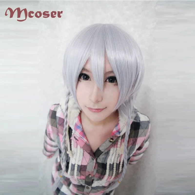 MCOSER Hot sale 60cm Medium Touhou Project-Izayoi Sakuya Gray Cosplay Costume Wig
MCOSER Hot sale 60cm Medium Touhou Project-Izayoi Sakuya Gray Cosplay Costume Wig